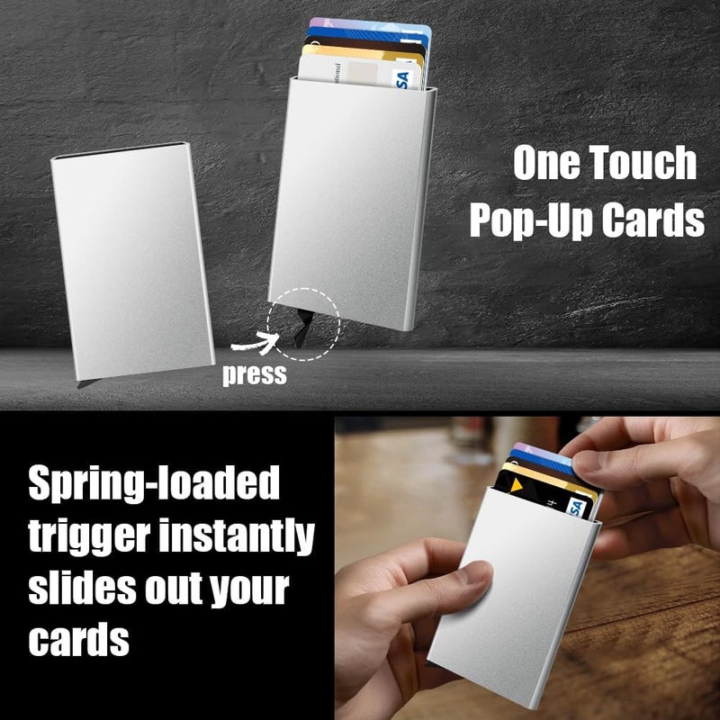 FurArt Slim Minimalist Wallet, Front Pocket Wallets, RFID Blocking, Credit Card Holder for Men - Image 2